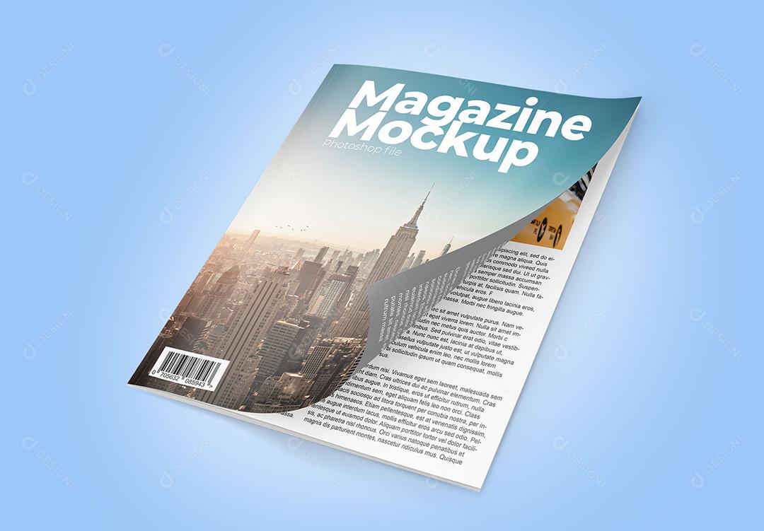 Mockup revista PSD