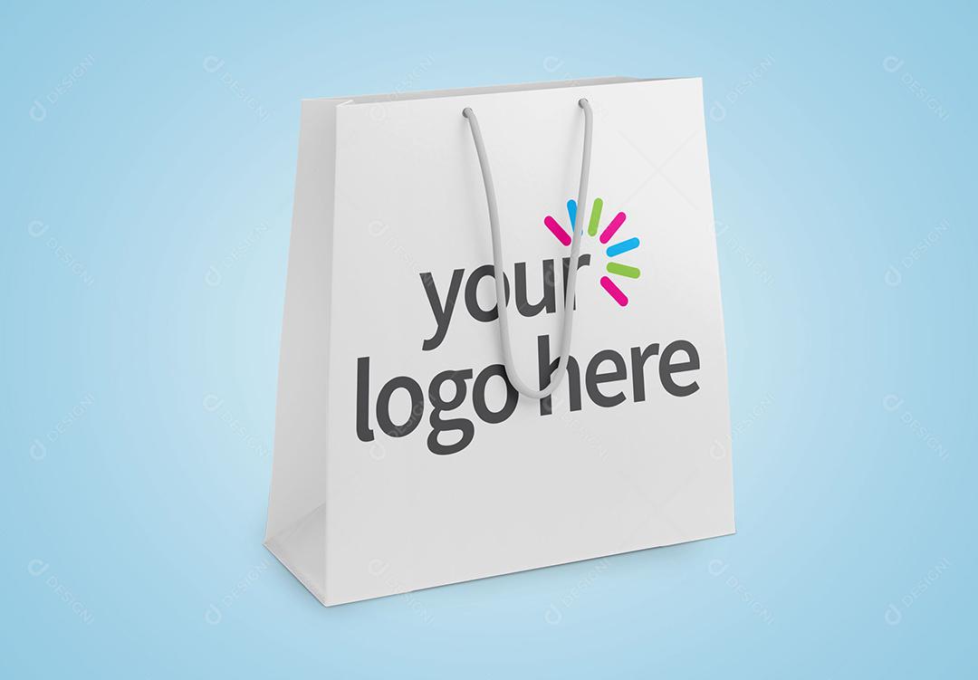 Mockup sacola bolsa de compras PSD