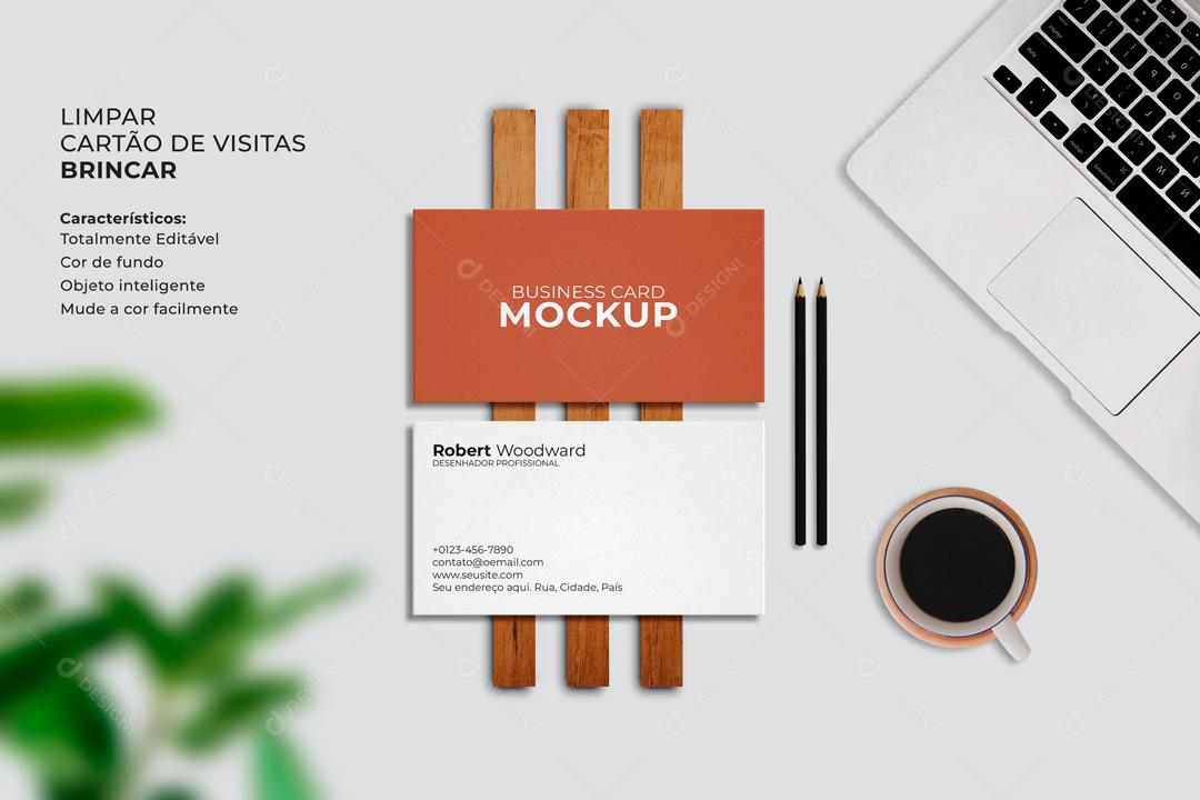 Modelo de Cartão de Visita PSD Editável