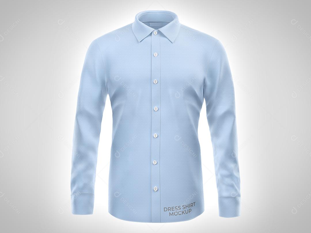 Camisa Social Mockup Frente PSD