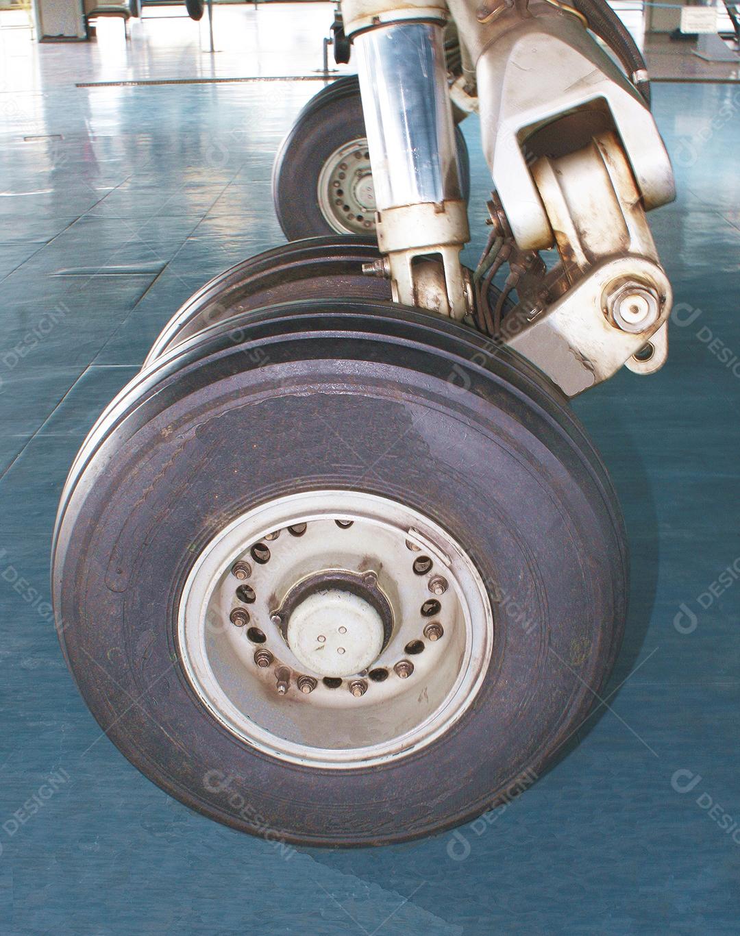 Roda de aeronaves antigas