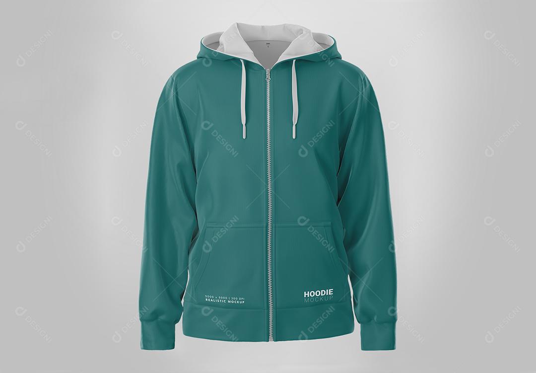 Moletom com capuz Mockup - Frente PSD