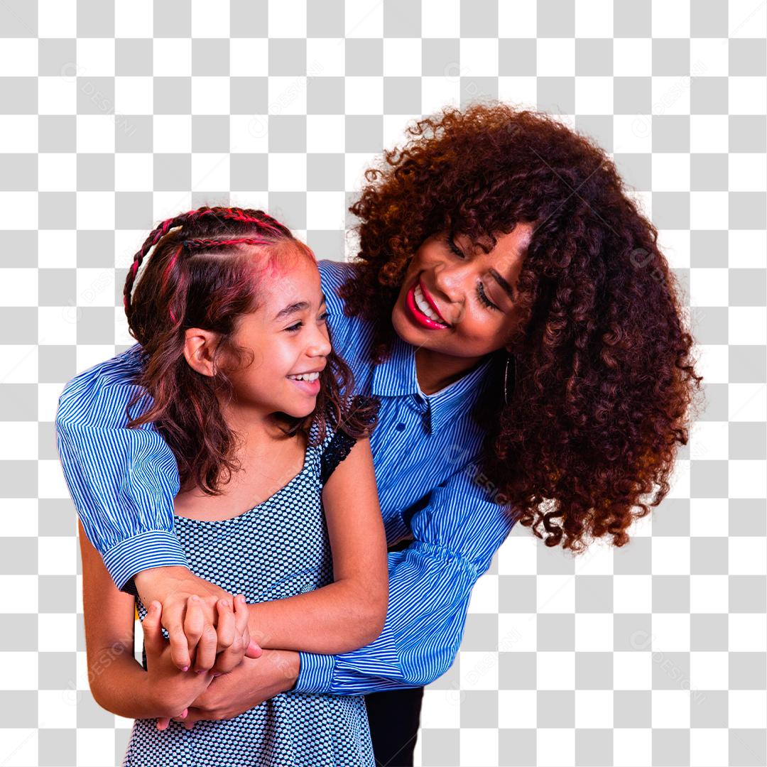 Mãe e Filha Adorável amor e carinho