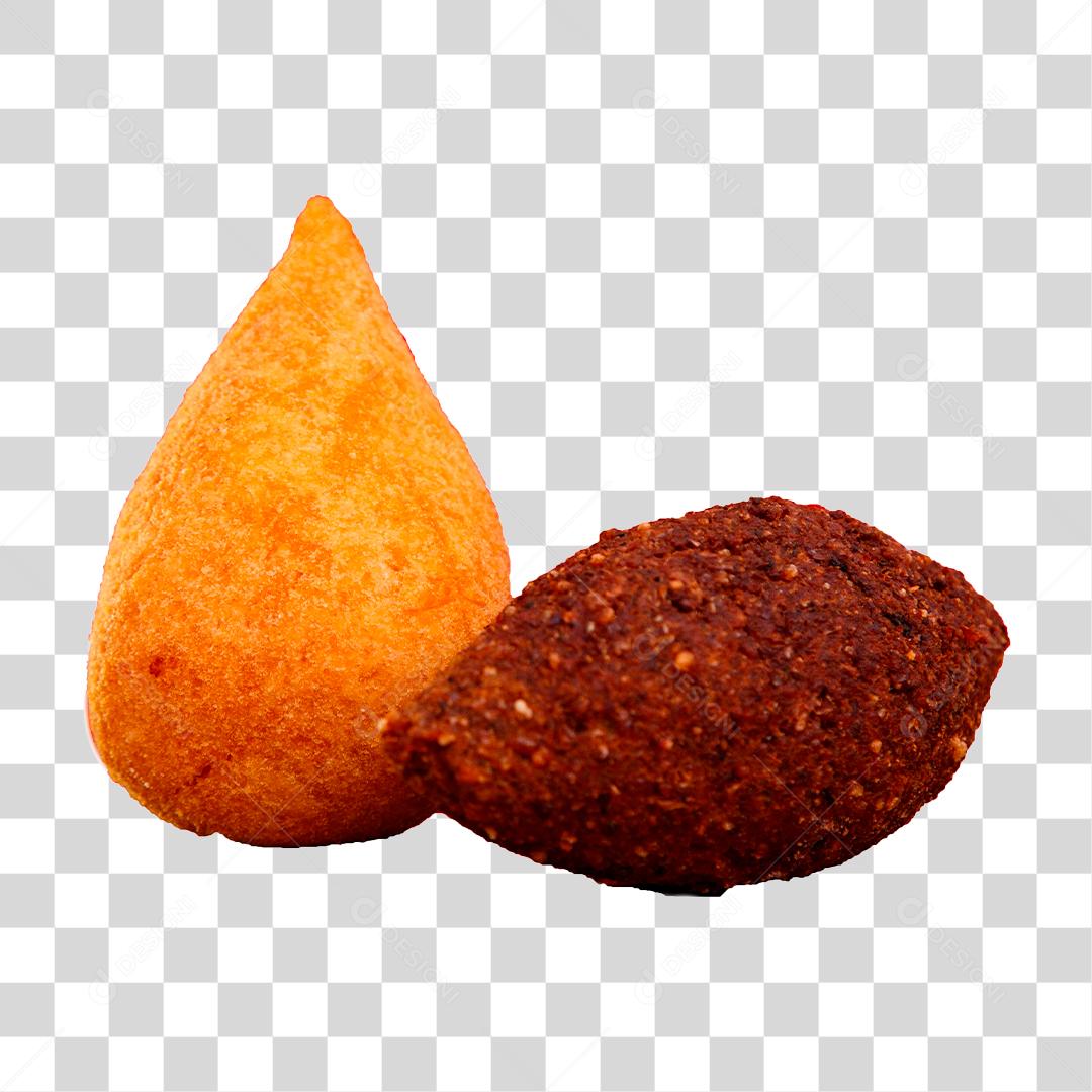 Deliciosa coxinha de frango e kibe