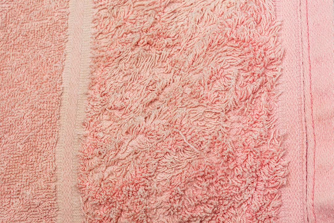 Textura e tecido rosa, macro banho de perto