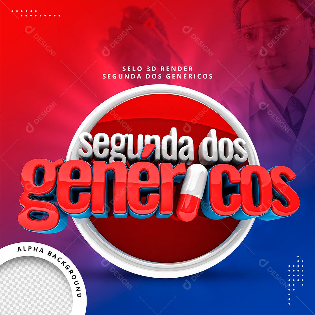 Selo 3D Segunda dos Genéricos PSD