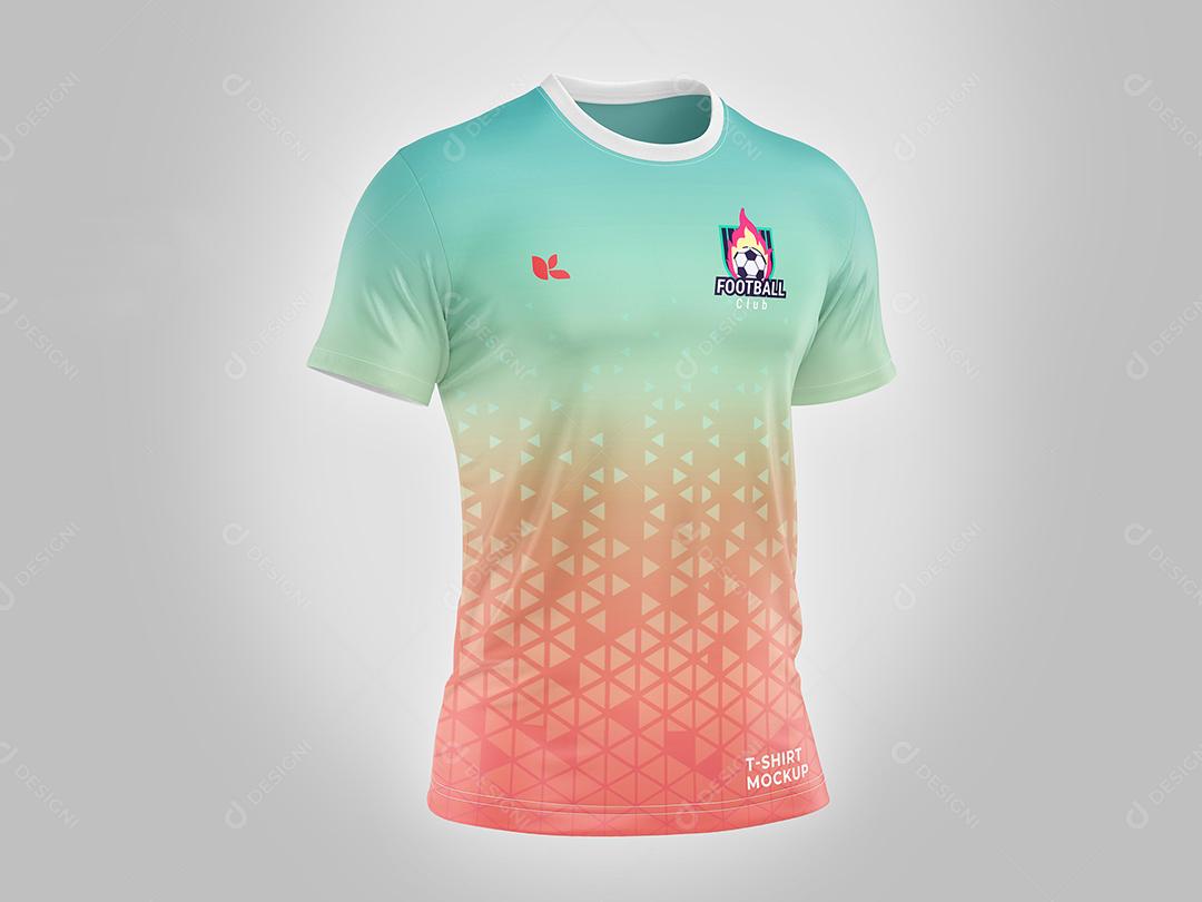 Camisa Mockup - Vista Lateral PSD