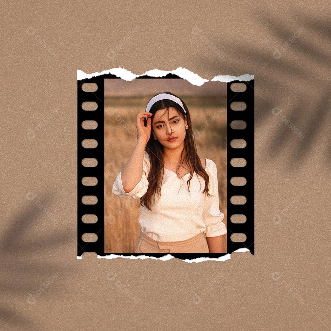 Mockup de Fotos em Papel PSD Editável