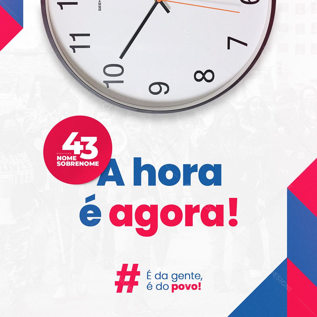 Social Media Política Deputados, Vereadores Prefeitos PSD Editável