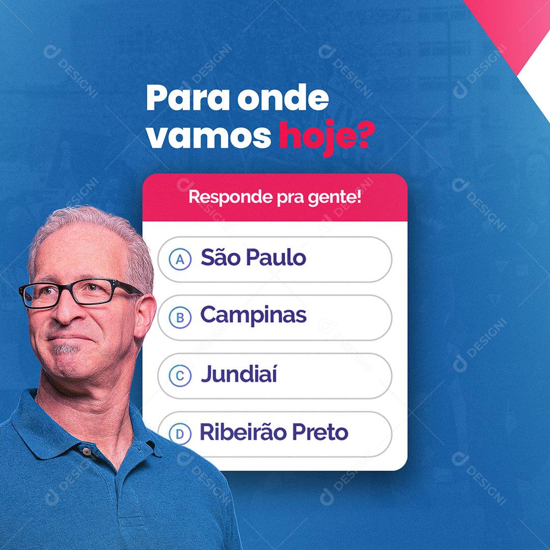 Social Media Política Deputados, Vereadores Prefeitos PSD Editável
