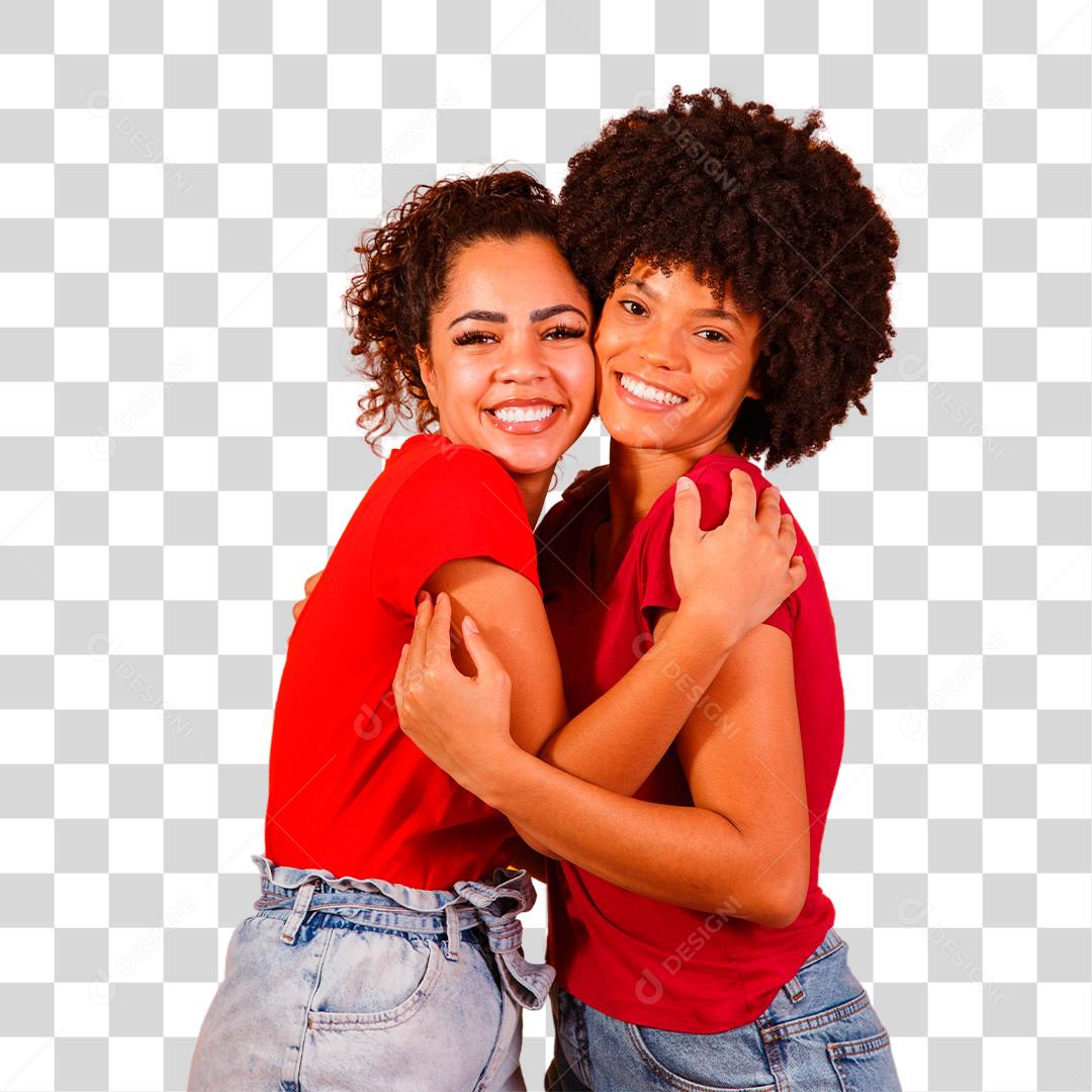 Casal de lésbicas afro em fundo amarelo. casal homoafetivo