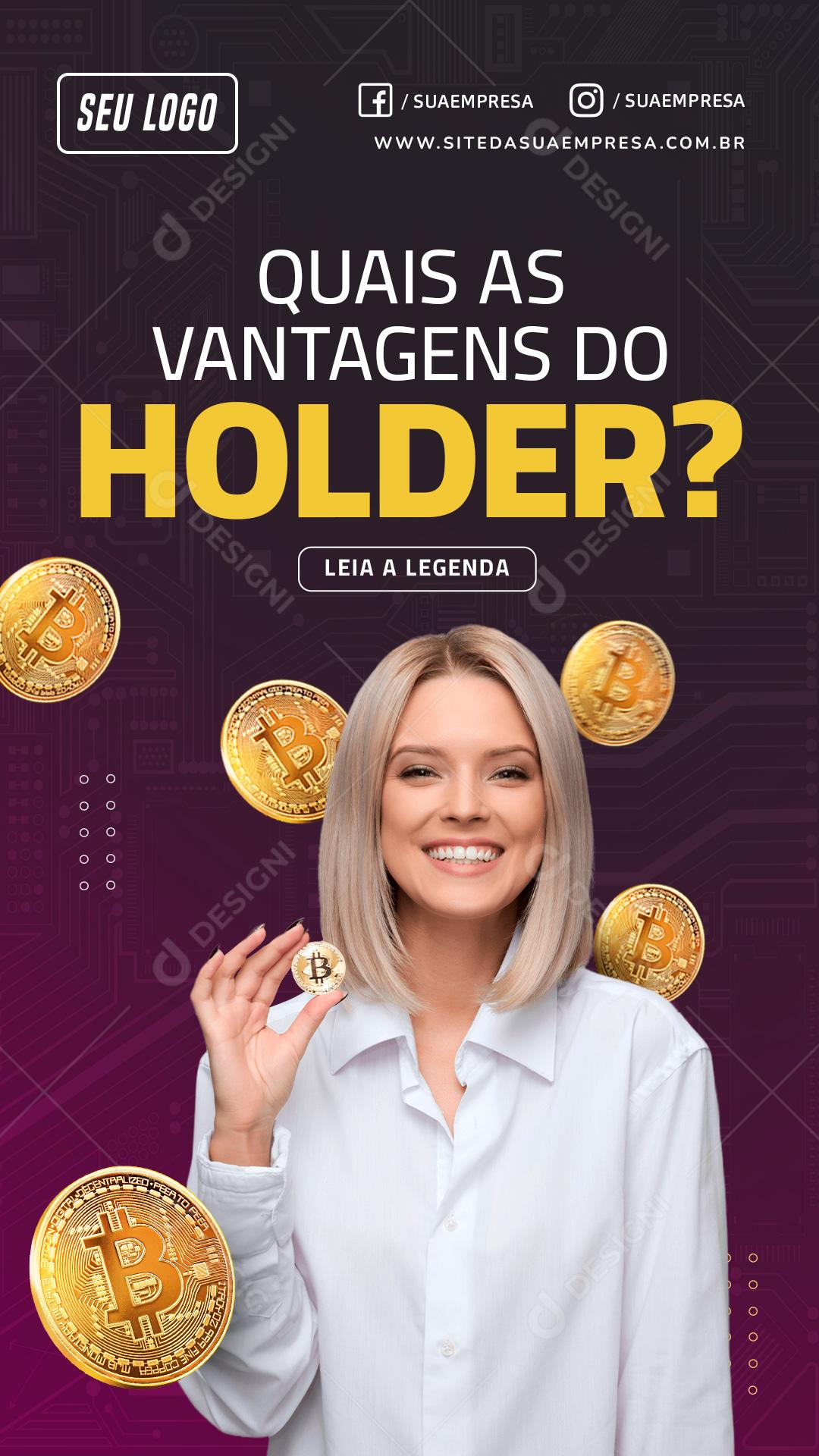 Social Media Story Quais as Vantagens do Holder PSD Editável