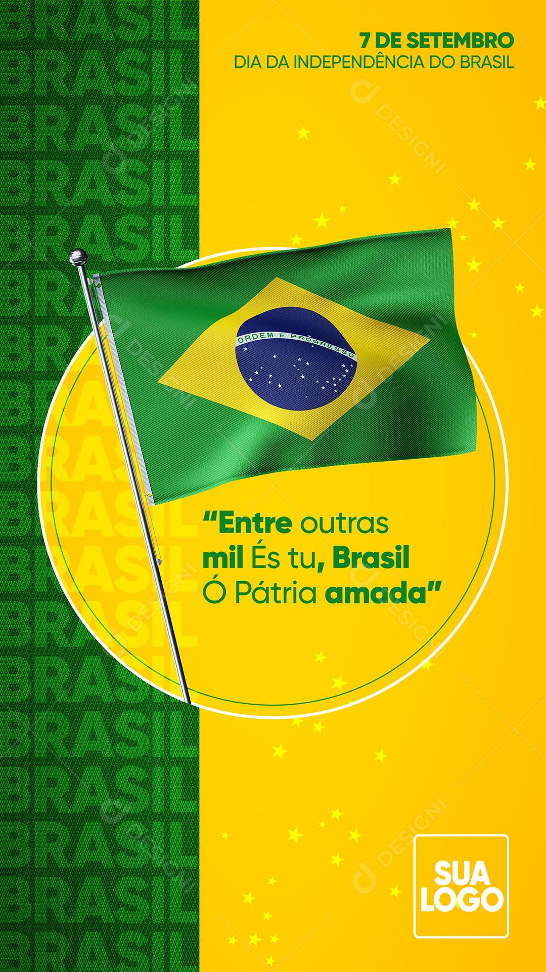 Social Media 07 de Setembro Entre Outras Mil PSD Editável