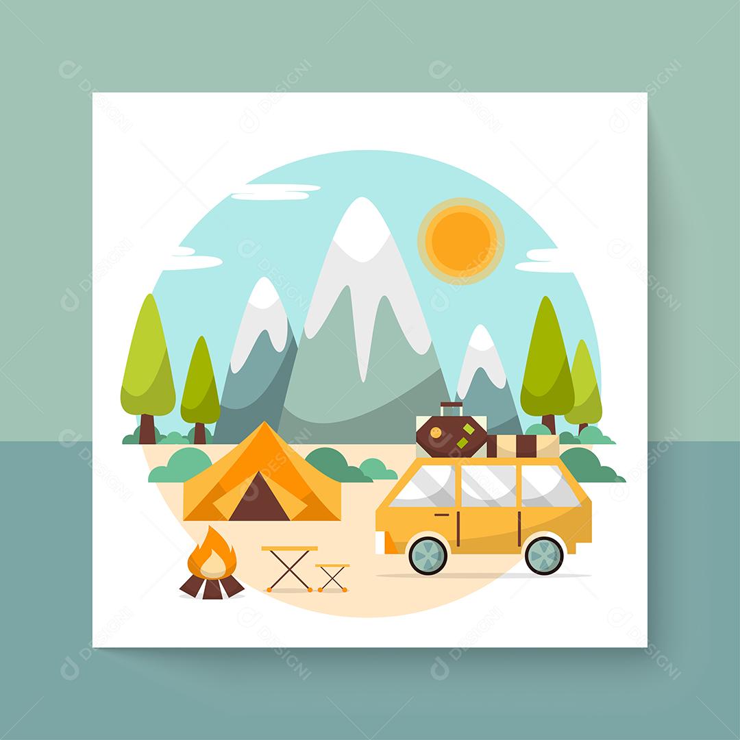 Conjunto de ícones viagem com vetor de desenho de avião e mala