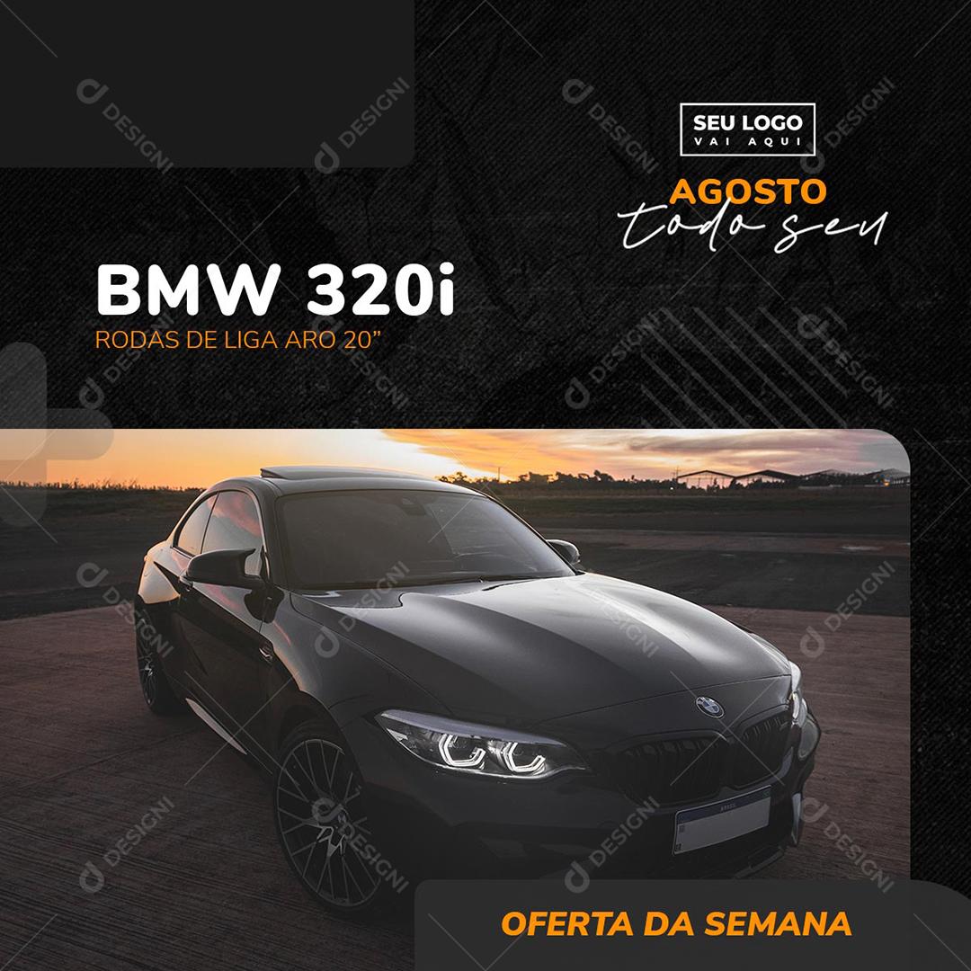 Social Media Concessionárias Agosto Todo Seu Oferta Da Semana Carro PSD Editável