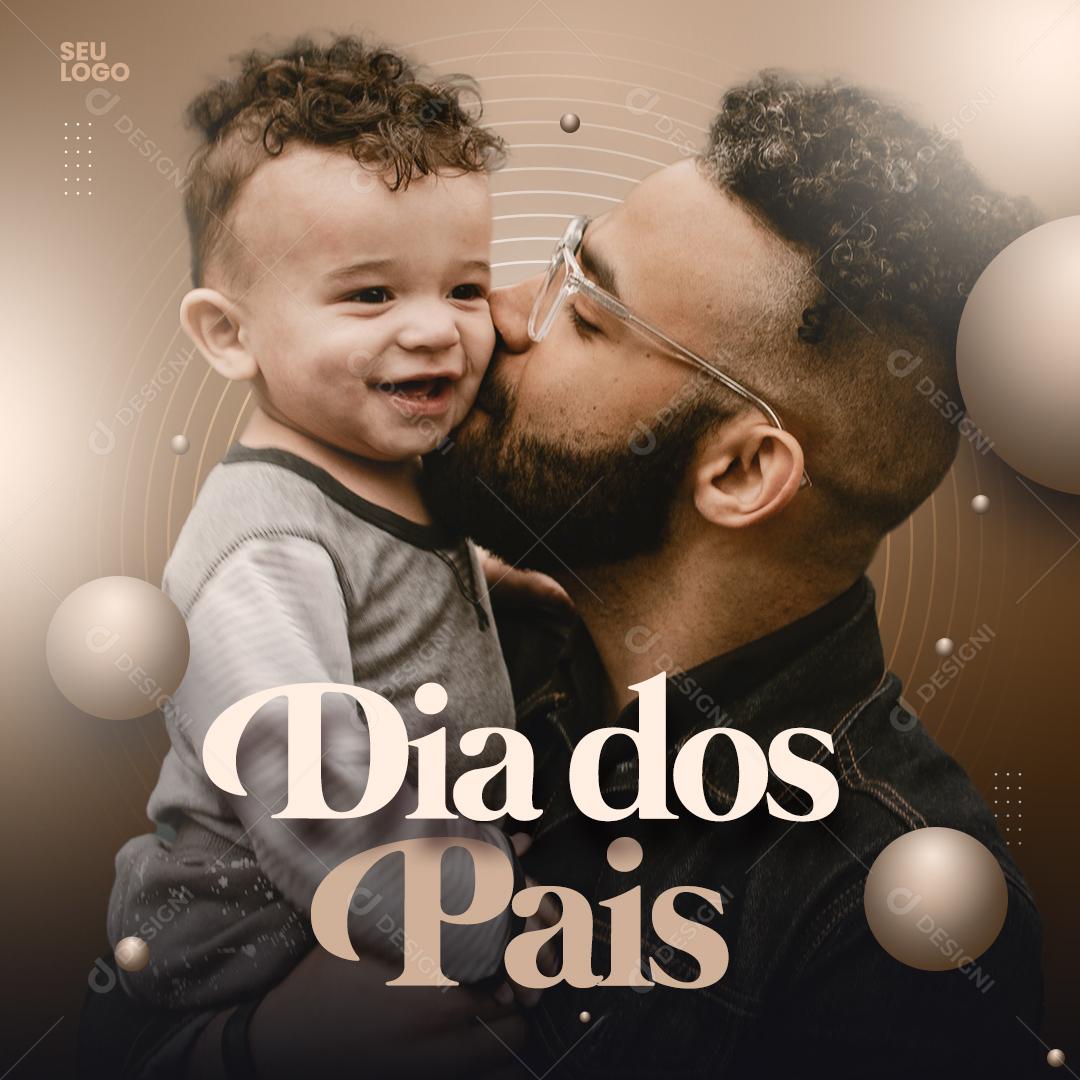 Social Media Dia dos Pais 14 de Agosto PSD Editável