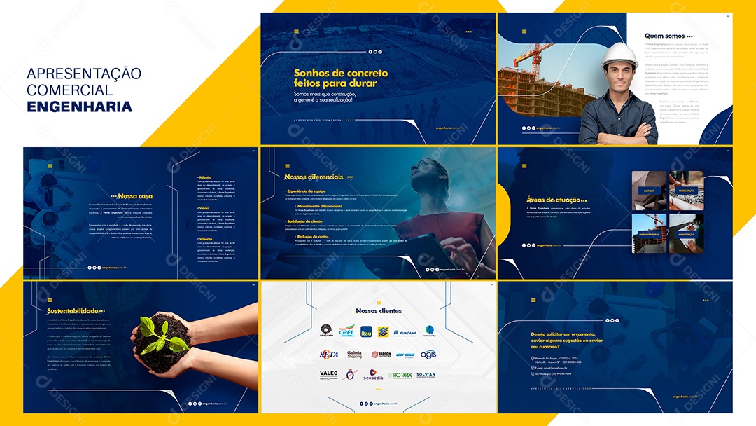 Apresentação Comercial Engenharia PSD Editável
