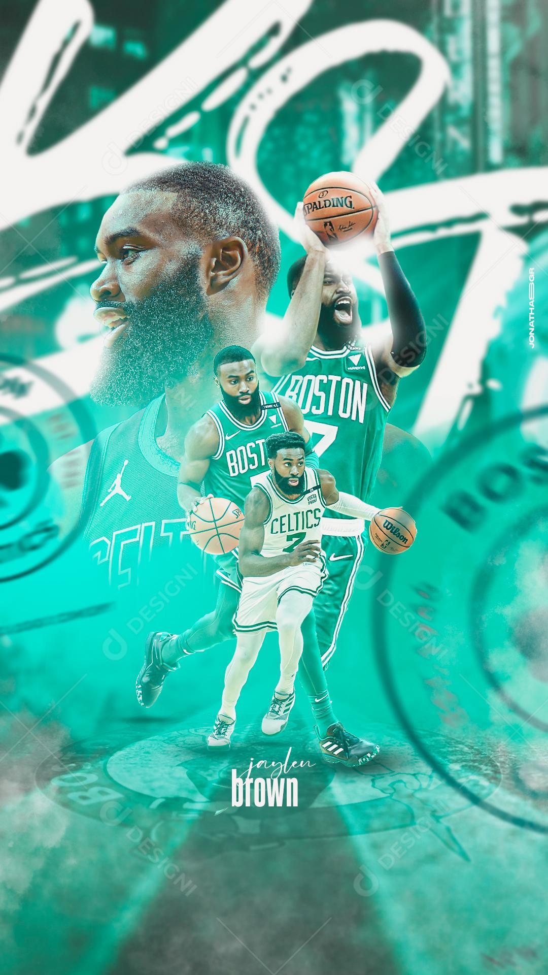 Story Jogador de Basquete Jaylen Brown Flyer PSD Editável