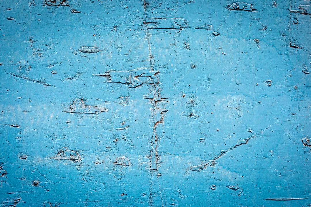 parede rachada pintada em azul - fundo - padrão