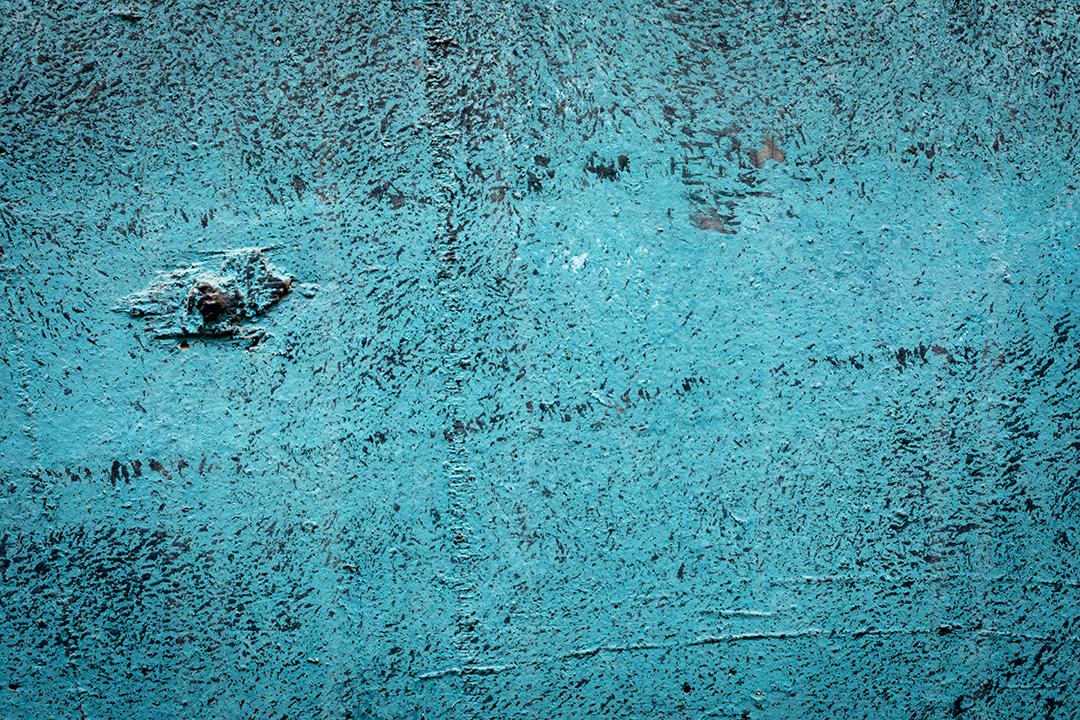 parede rachada pintada em azul - fundo - padrão