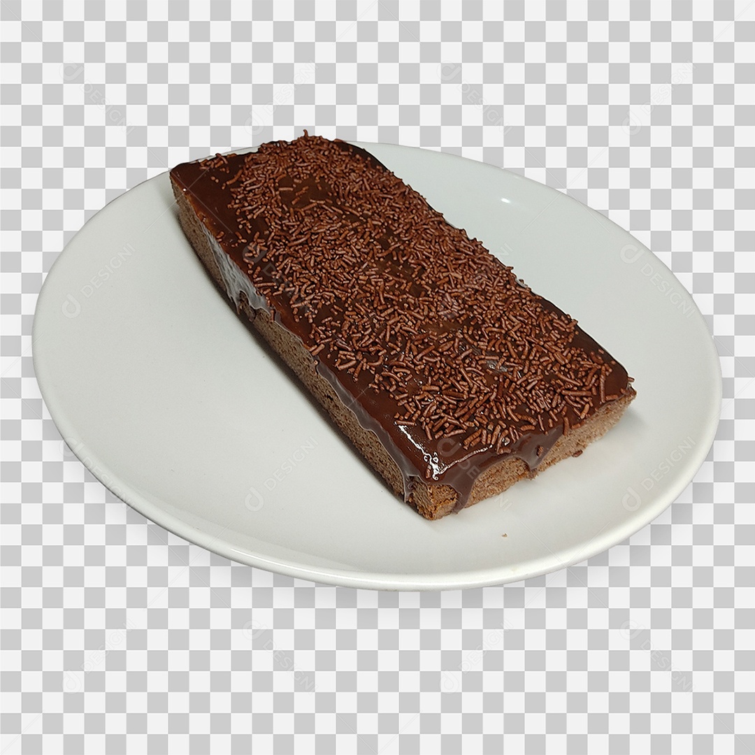 Bolo de Chocolate Padaria Transparente PNG