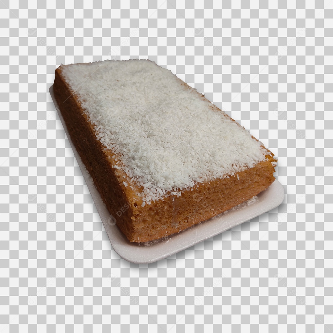 Bolo de Coco Padaria Transparente PNG