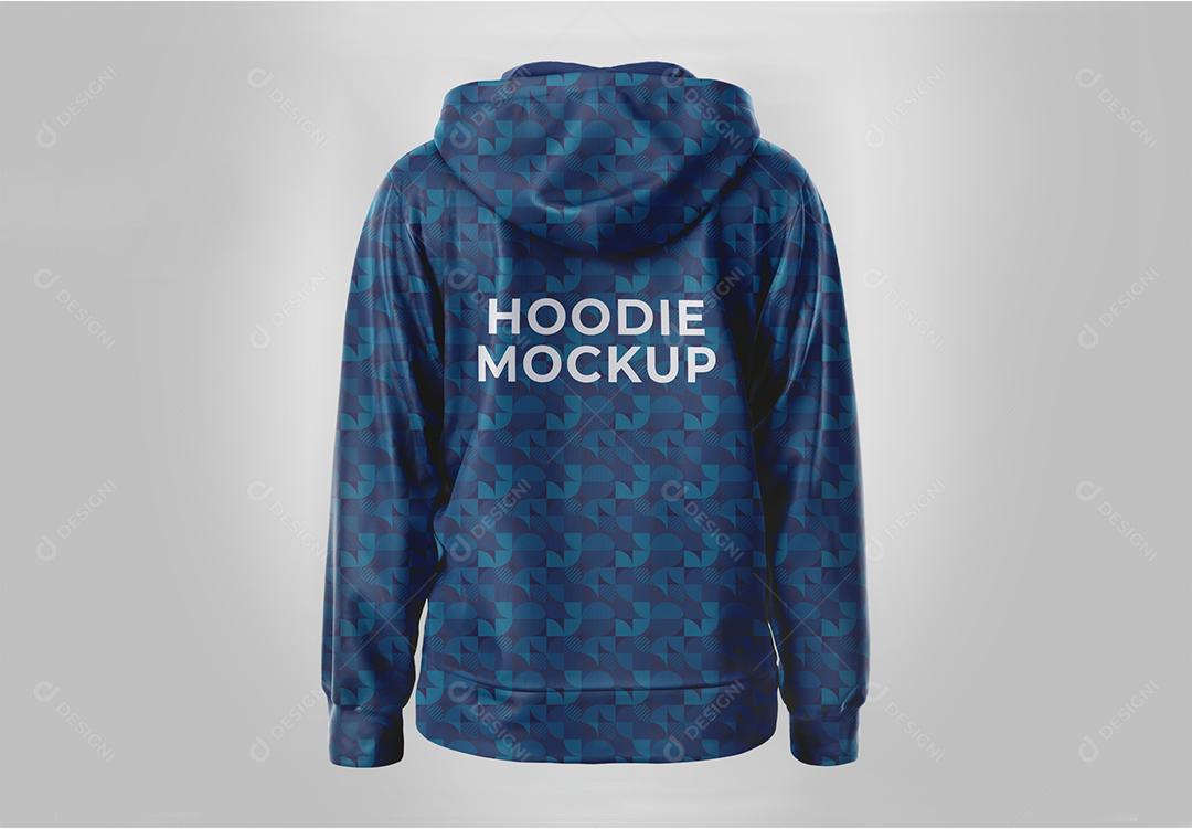 Mockup Moletom com capuz - Costas