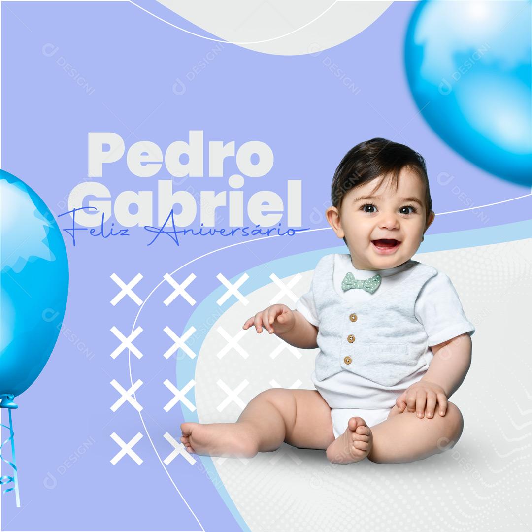 Social Media Pediatria Pediatra Feliz Aniversário PSD Editável