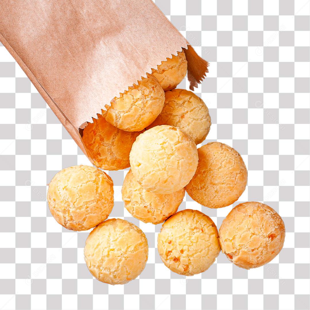 pacote com pão de queijo png de imagem transparente