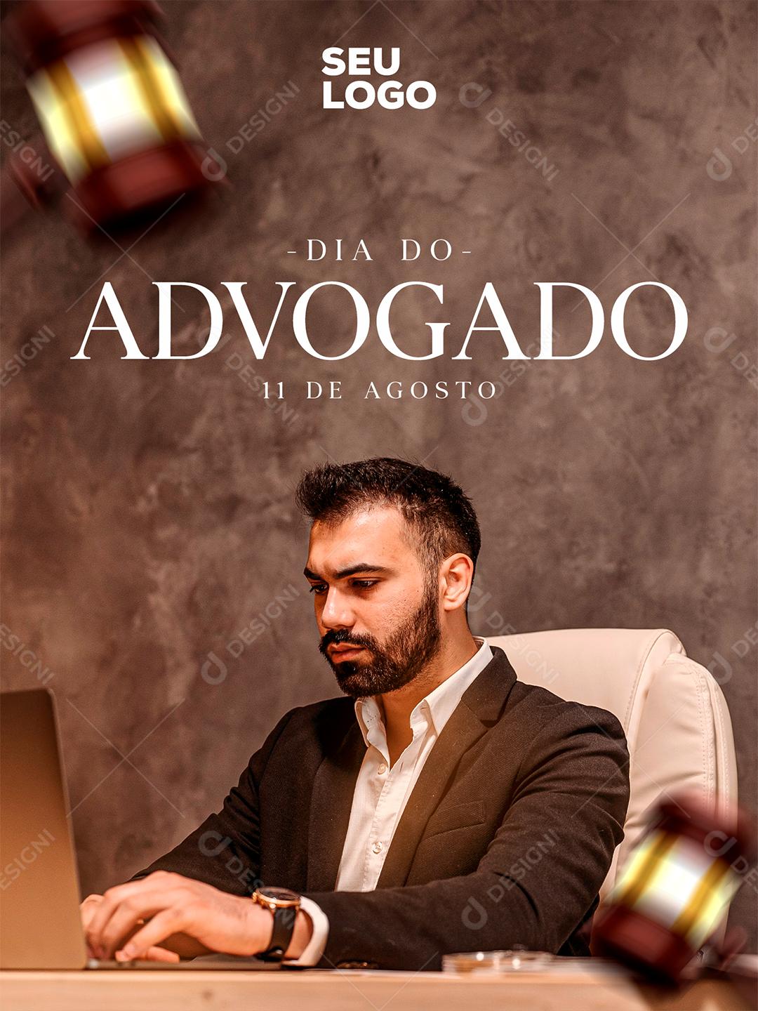 Dia do Advogado 11 de Agosto Social Media PSD Editável