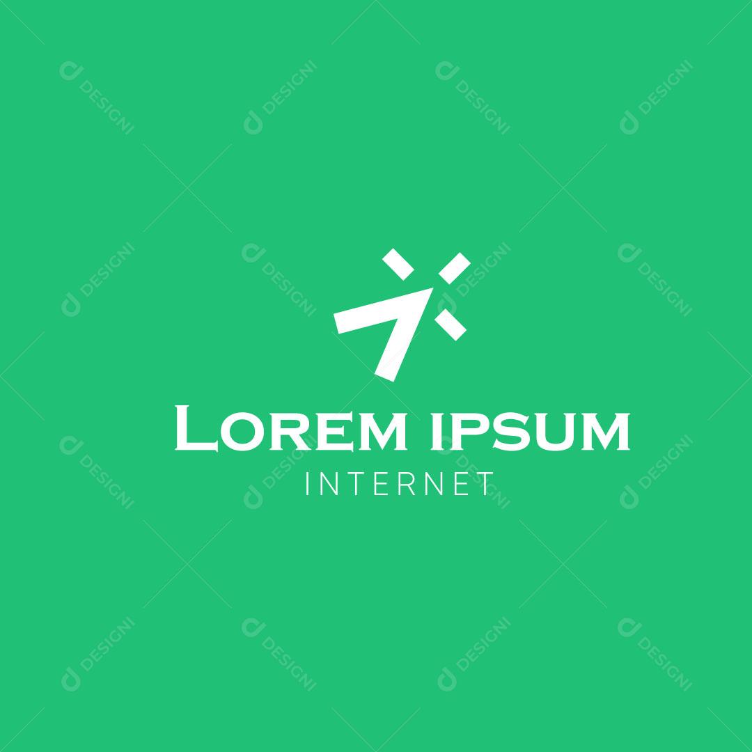 Logo Internet AI Editável