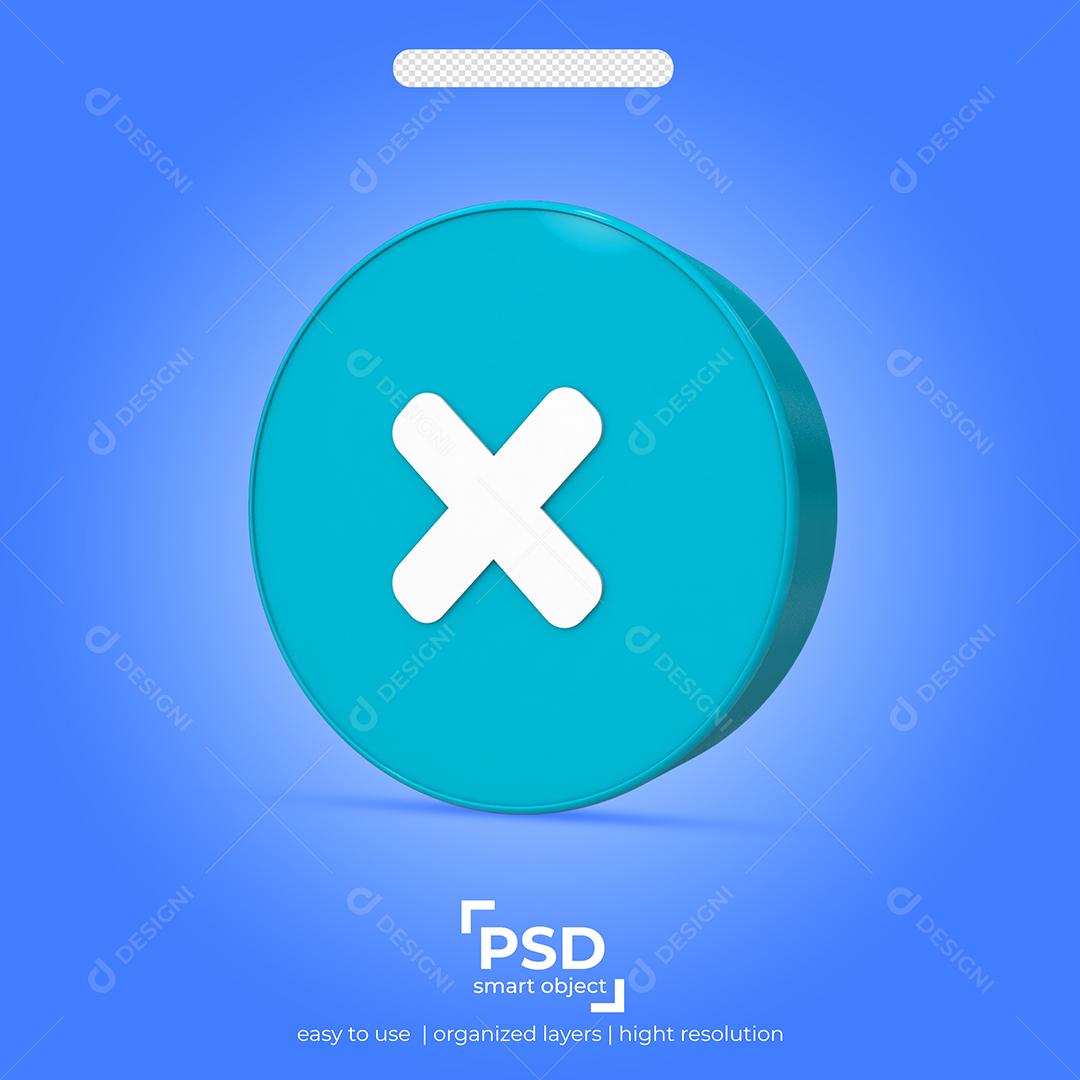 Elemento 3D Multiplicação para Composição PSD