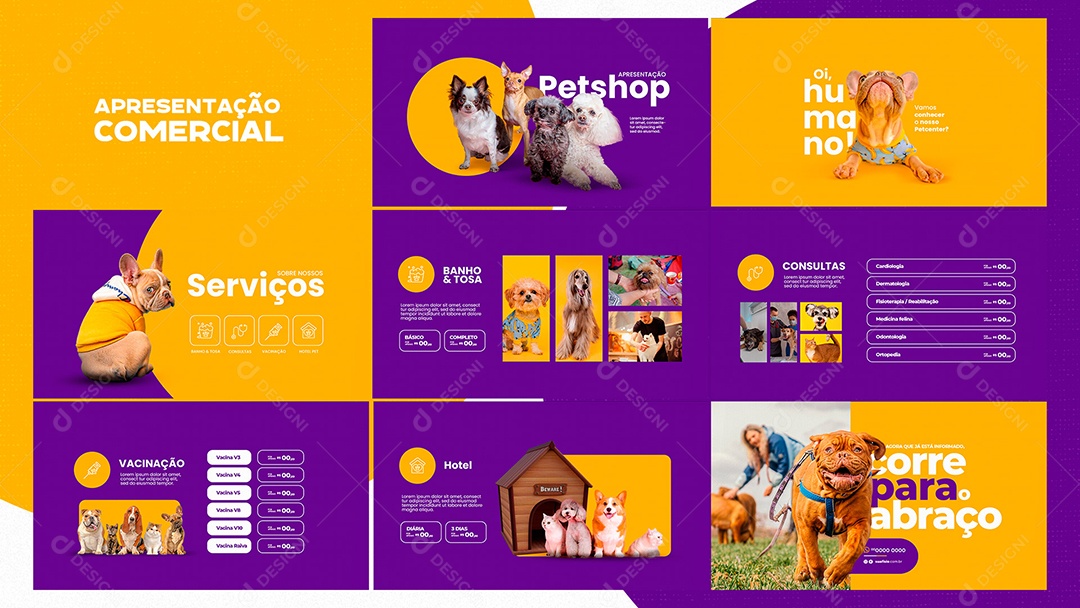 Apresentação Comercial Petshop PSD Editável
