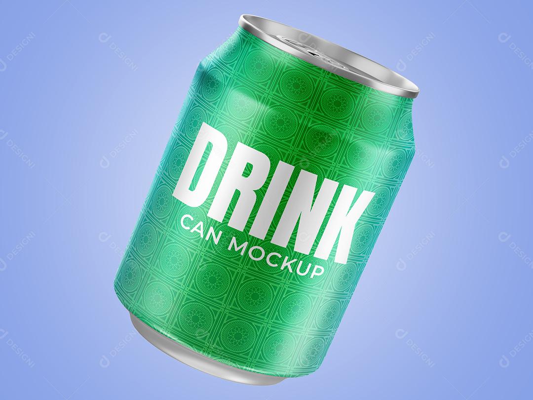 Lata Mockup Bebida PSD 250 ML PSD