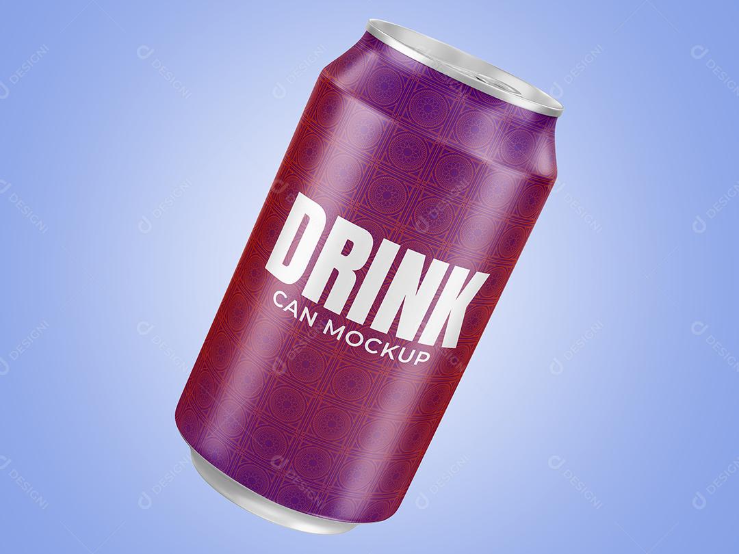 Lata Mockup Bebida PSD 350 ML PSD