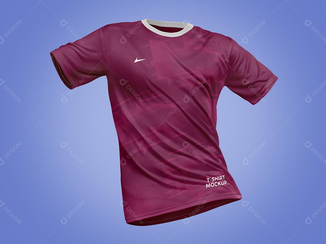 Camiseta Mockup Vista Frente PSD