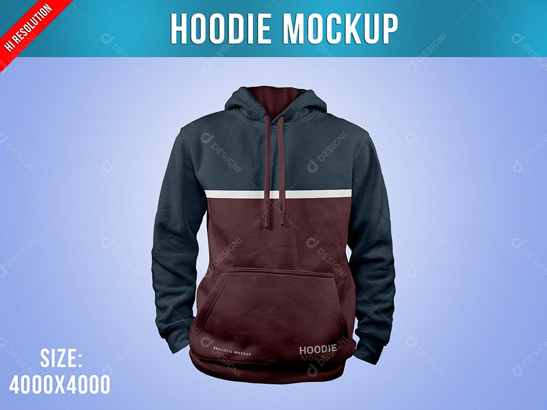 Moletom Mockup Vista de Frente PSD