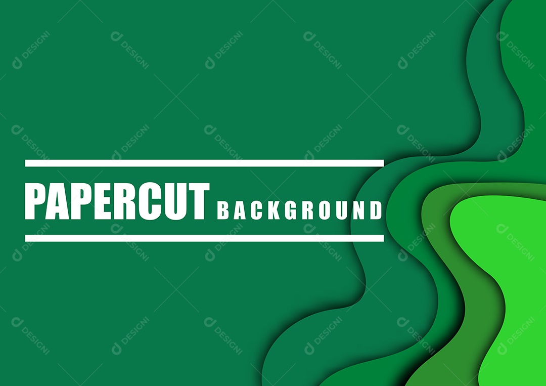 Background Corte de Papel Ilustração Vetor EPS