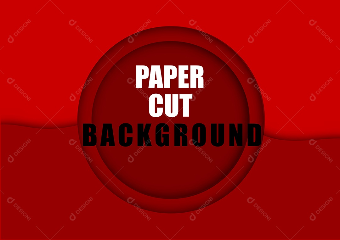 Background de Corte de Papel Ilustração Vetor EPS