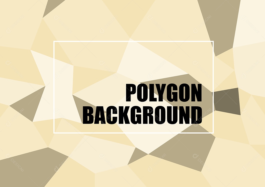 Background Poligonal Ilustração Vetor EPS