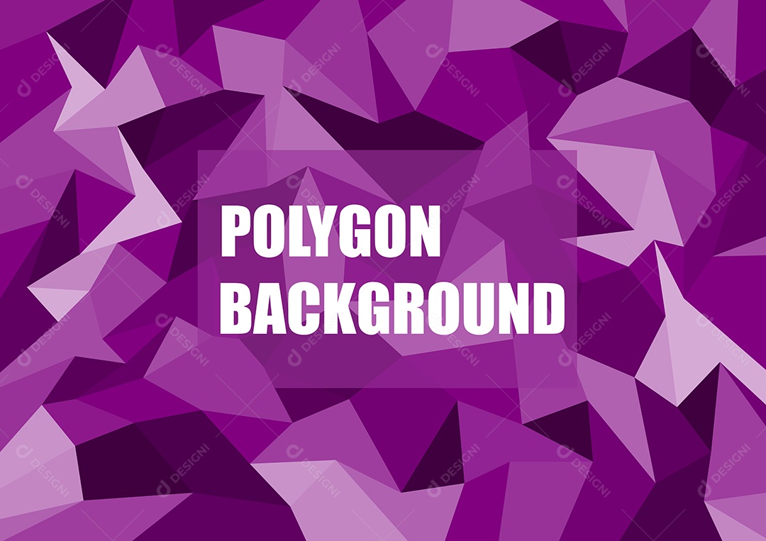 Background Poligonal Ilustração Vetor EPS