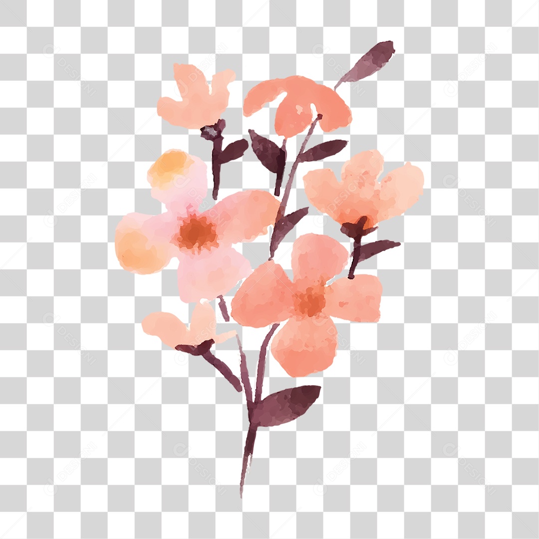 Flores Rosas PNG Transparente