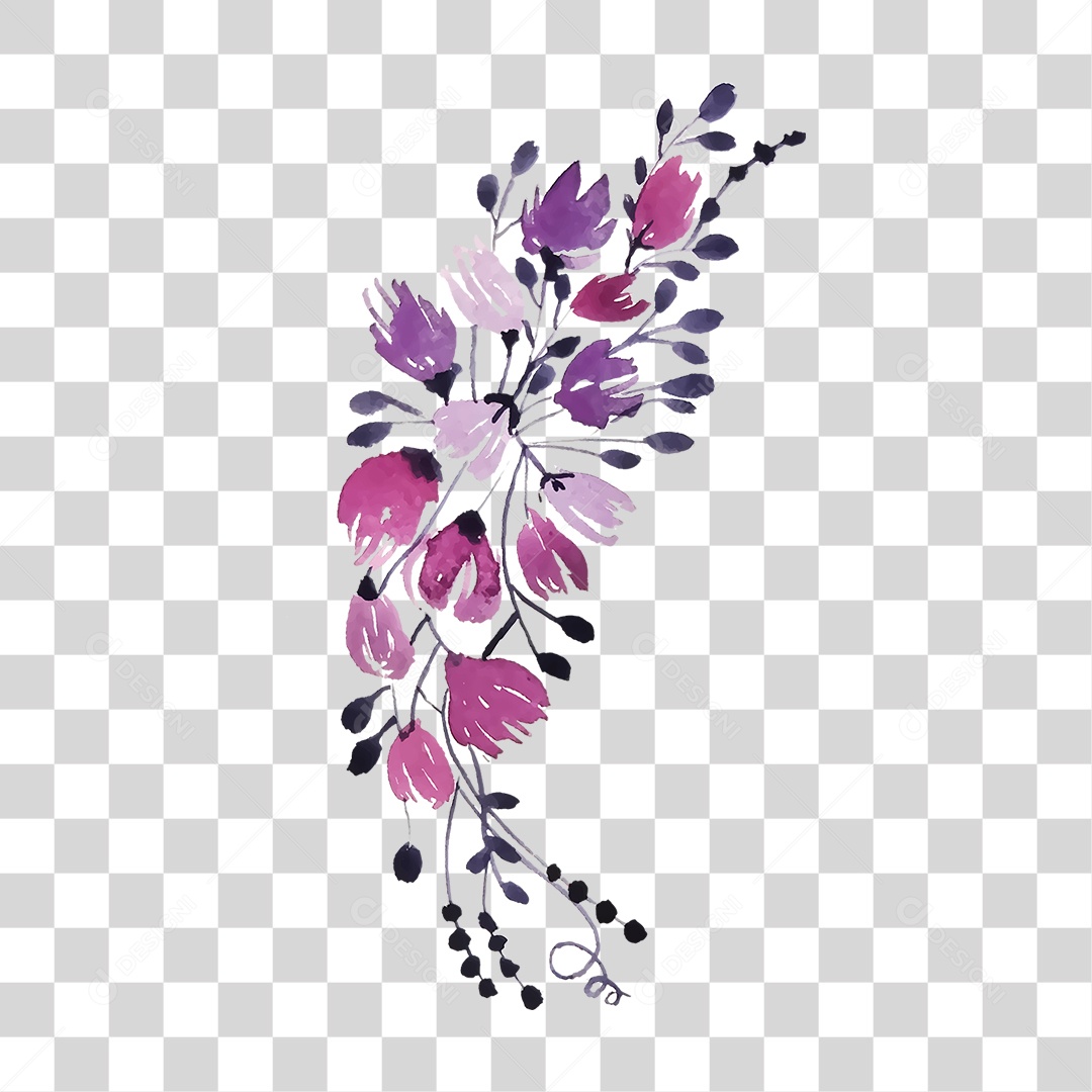 Flores Rosas PNG Transparente