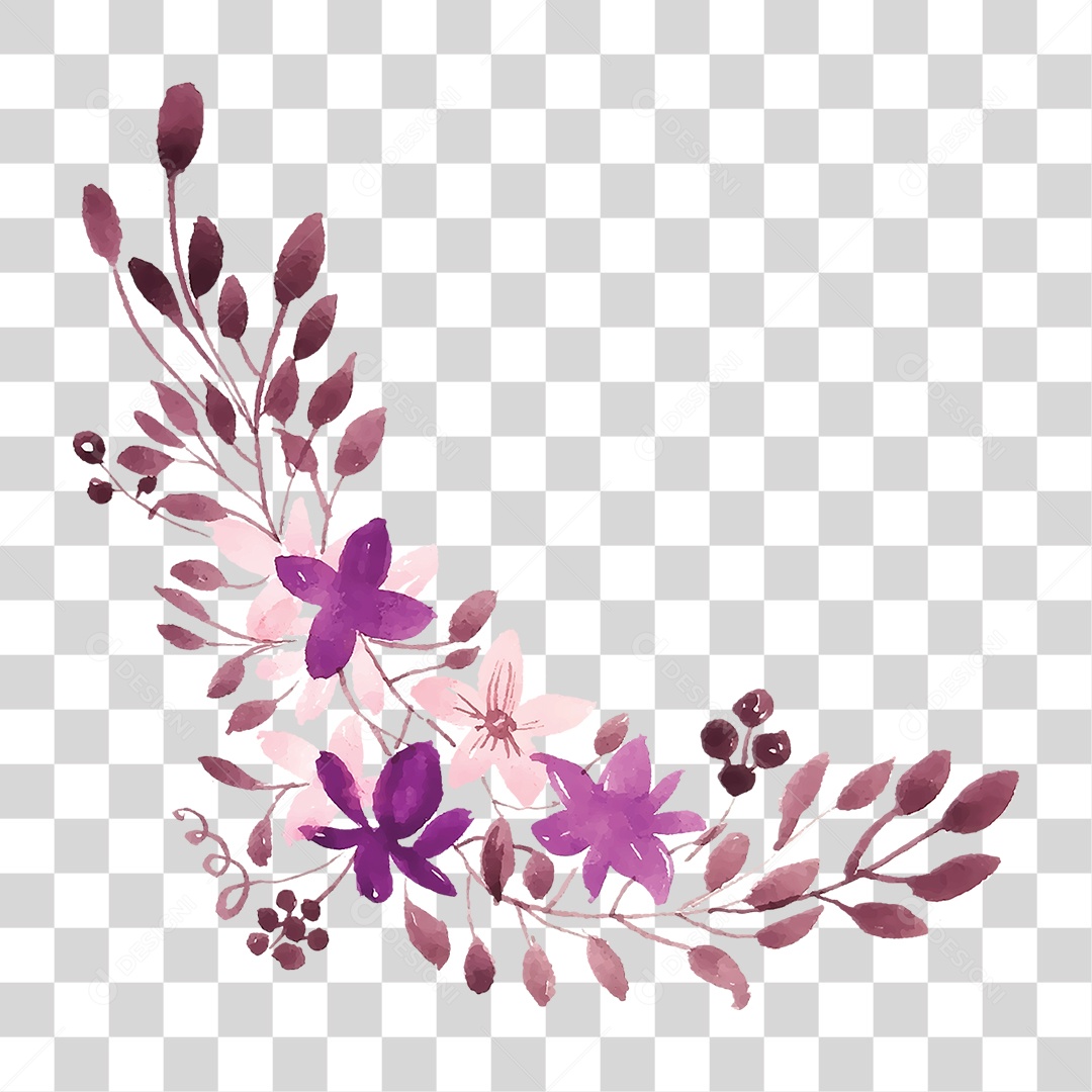 Flores Rosas PNG Transparente