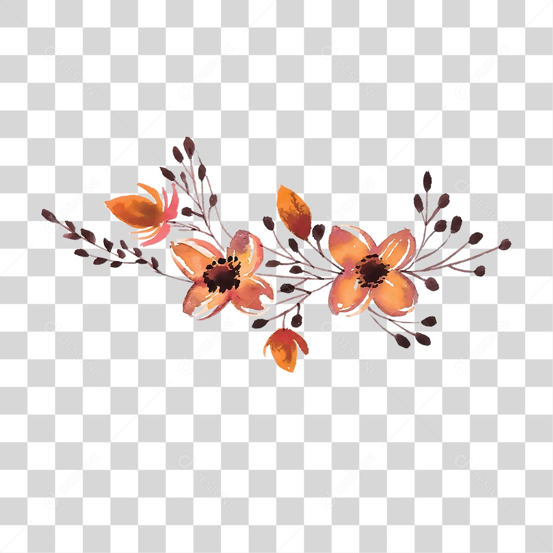 Flores Rosas PNG Transparente