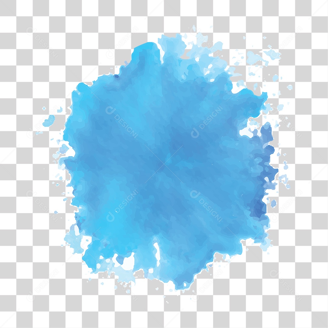 Splash de Tintas Cores Formas PNG Transparente