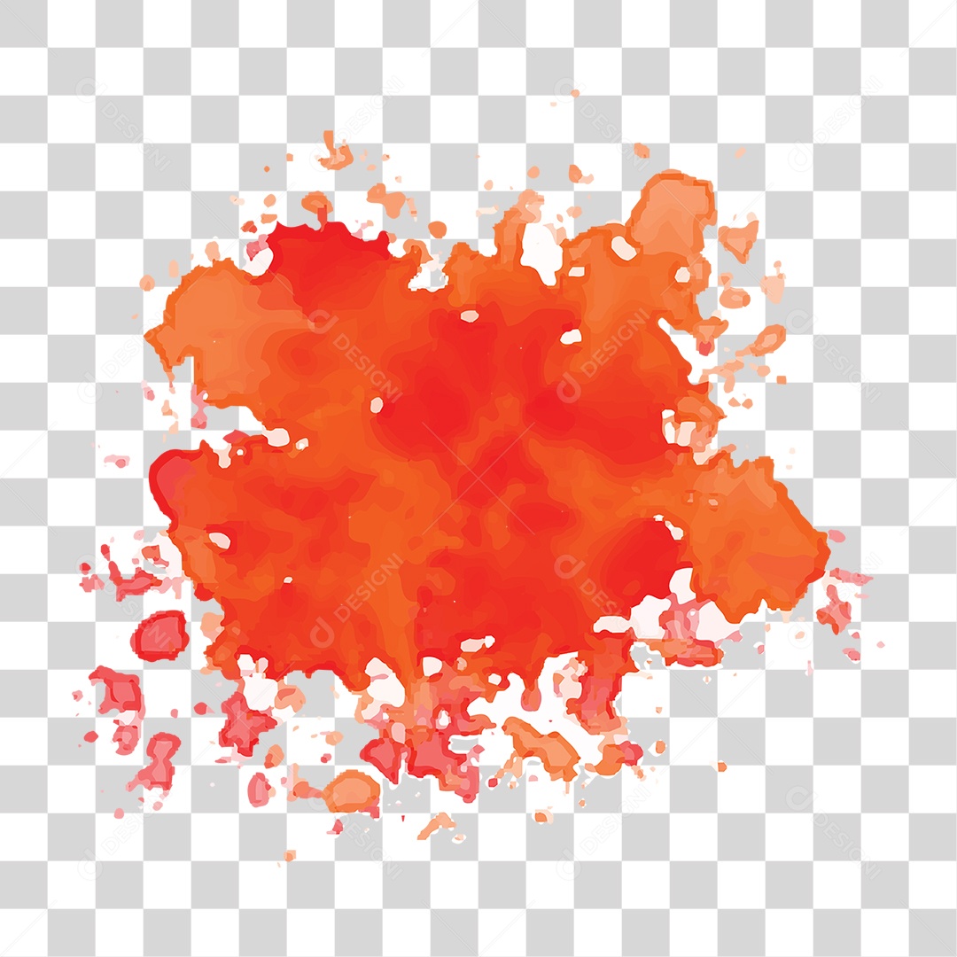 Splash de Tintas Cores Formas PNG Transparente