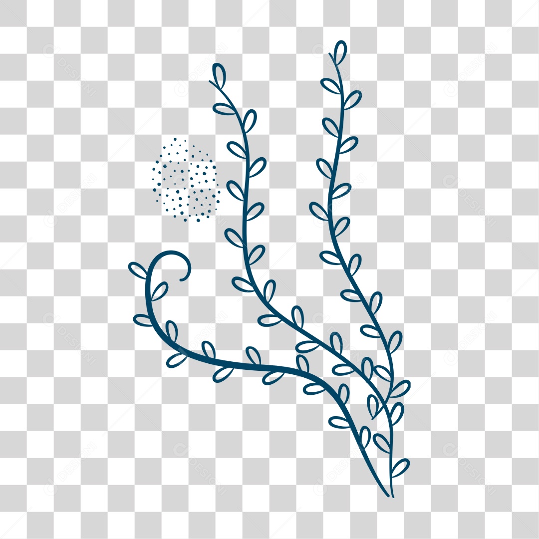 Galhos Plantas Folhas Flores PNG Transparente