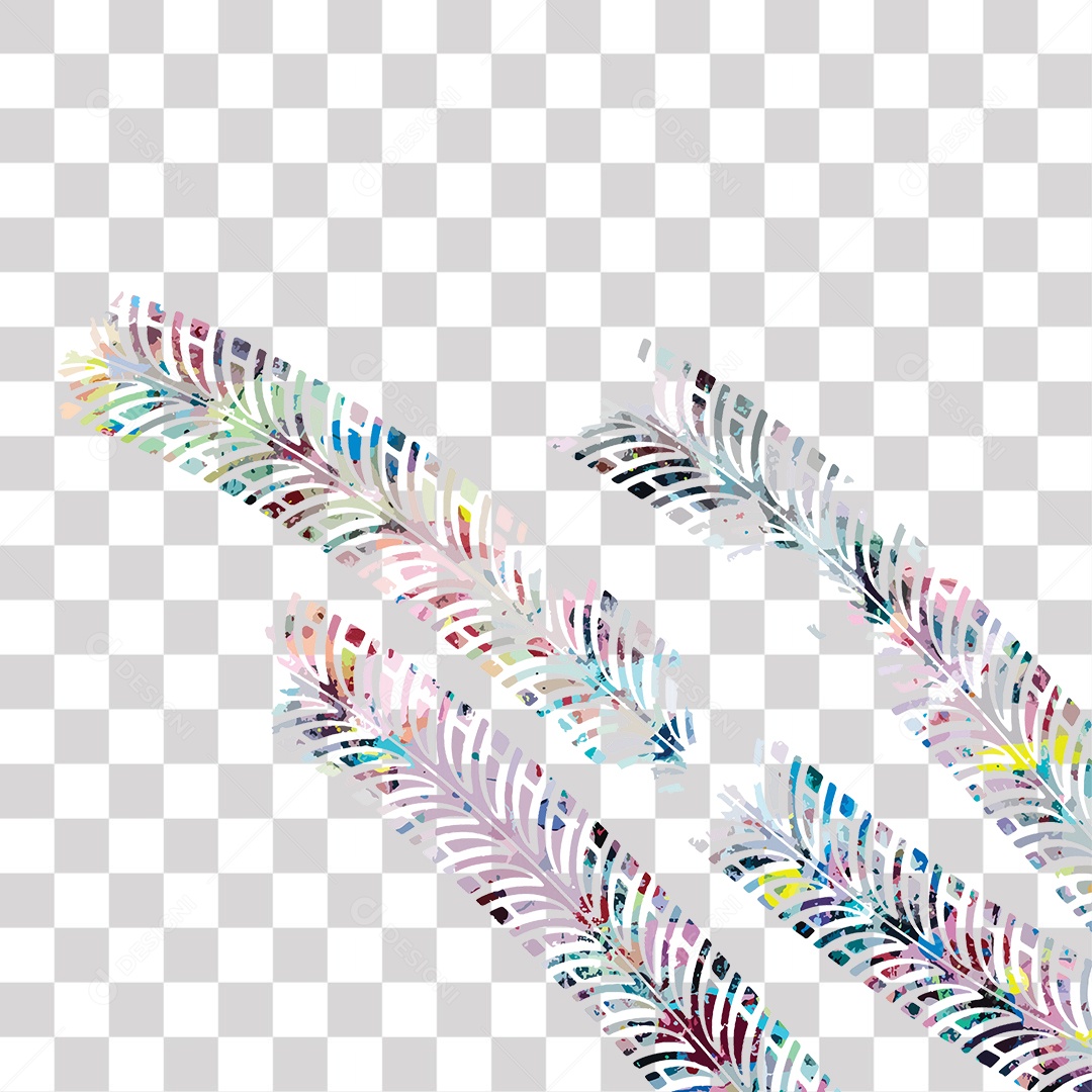 Pintura Colorida PNG Transparente