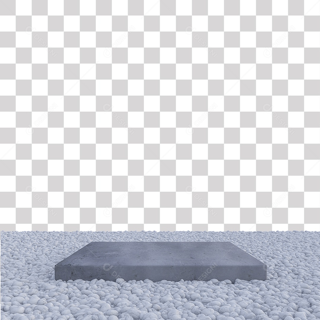 Pedras pódio PNG Transparente